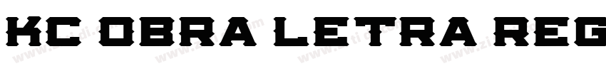 KC Obra Letra Regula字体转换